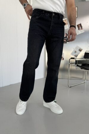 Lacivert Eskitme Yıkamalı Baggy Jean JNBG1005