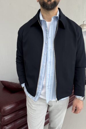 Lacivert Gabardin Mevsimlik Ceket CK1004