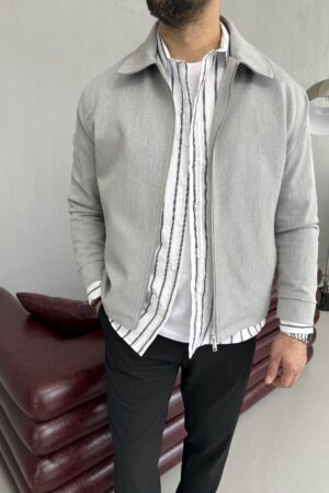 Gri Renk Gabardin Kumaş Mevsimlik CK1004